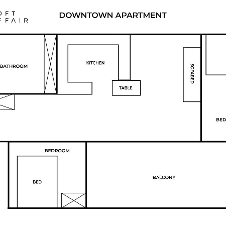 Downtown - Loftaffair Apartamento *